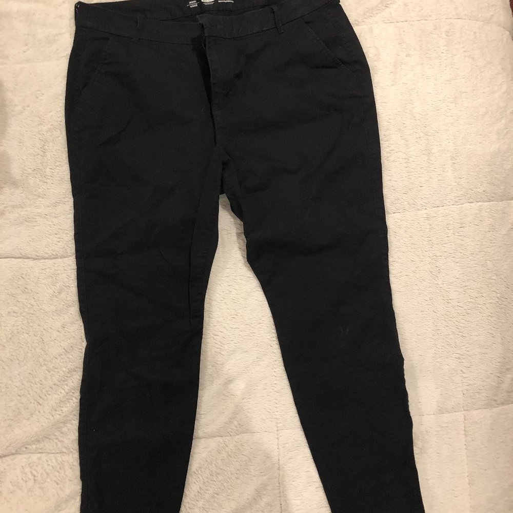 Black Khakis Comfy